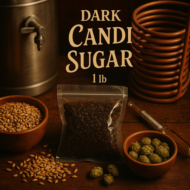 LD Carlson Dark Candi Sugar 1 lb