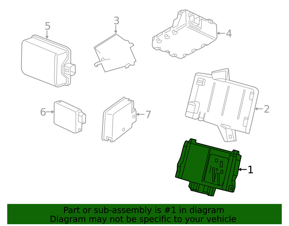 Genuine GM Active Safety Control Module 84442125