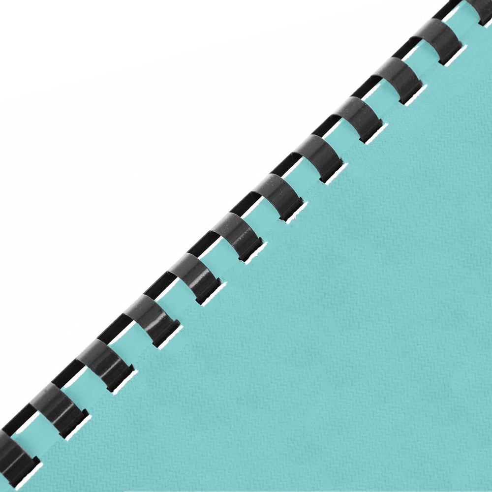 100 Pack Plastic Binding Comb Spines 9/16 Inch Diameter 105 Sheet Capacity fo...
