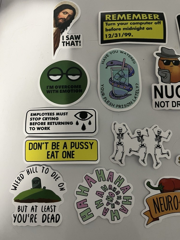 funny stickers for adults 25ct