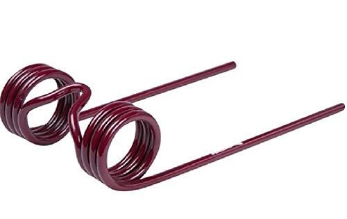 6 of Hay Rake Teeth 6" Double Tine x 3.5" Tine Gap x 1.875" Coil 611181 Farmer