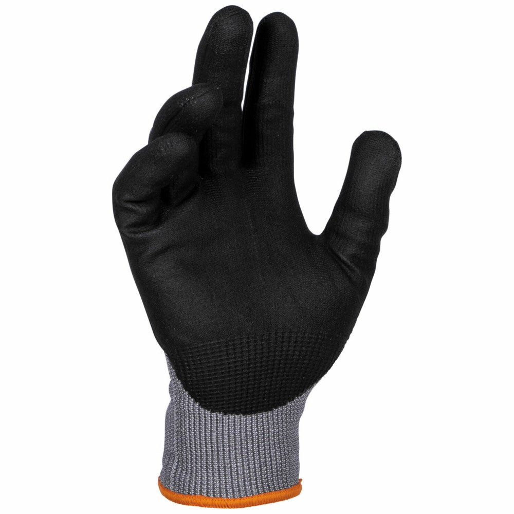 Klein Tools 60584 Knit Dipped Gloves, Cut Level A2, Touchscreen, Medium, 2-Pair