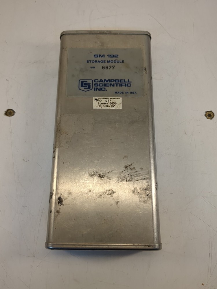 CAMPBELL SCIENTIFIC SM 192 STORAGE MODULE *Untested*