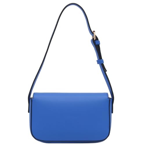 Mini Classic Rectangular Flap Purse Underarm Shoulder Bag Royal Blue