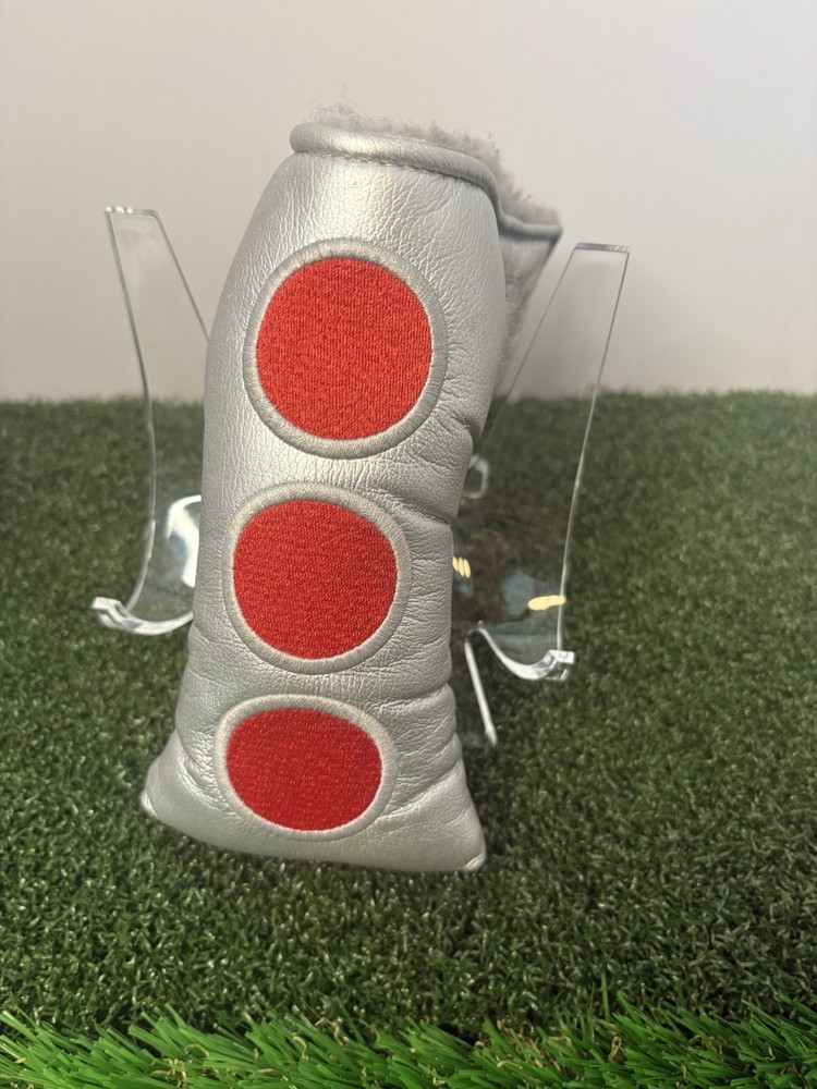 Scotty Cameron Studio Select Silver 3 Red Dot Blade Putter Head Cover (Clean)