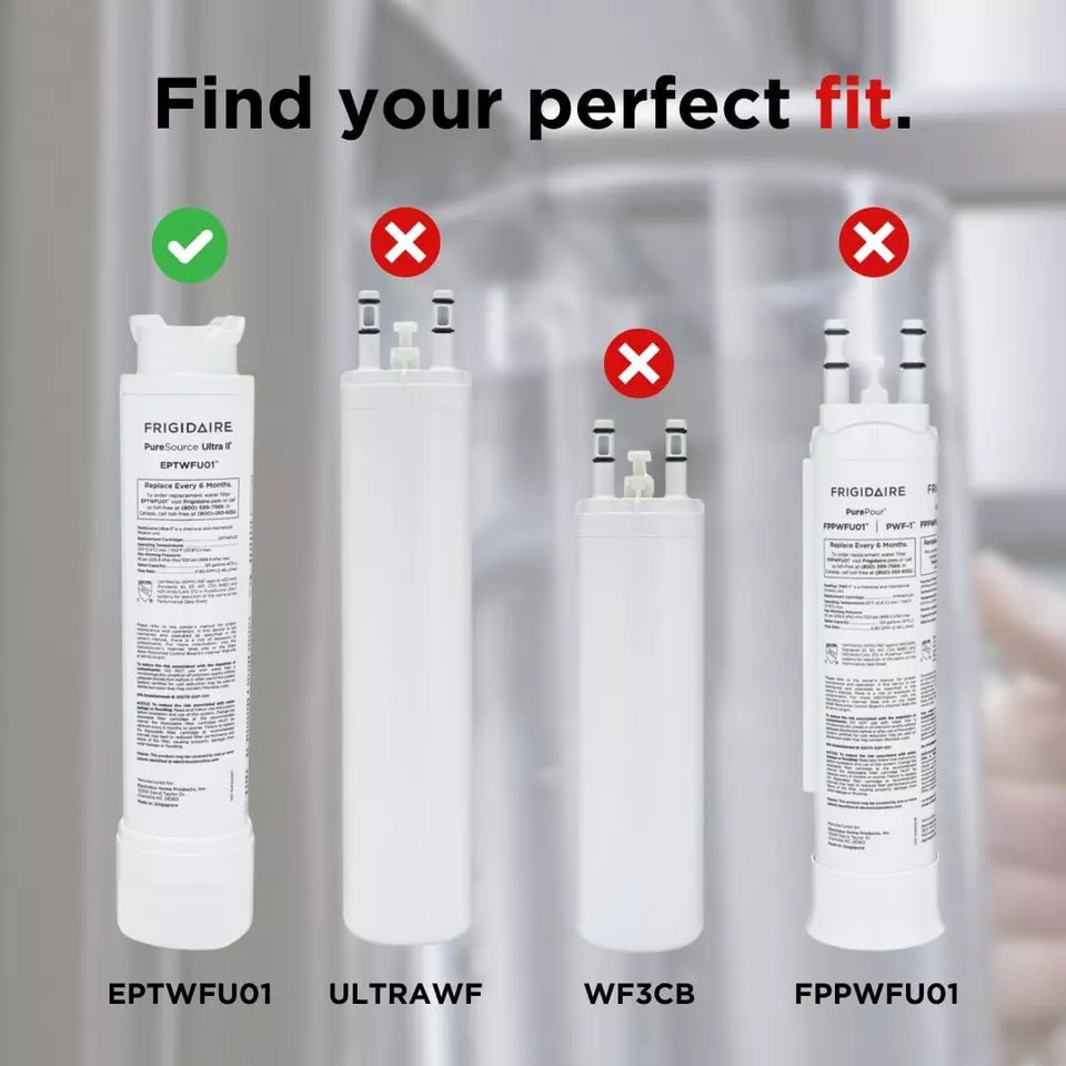 4 PACK NEW Frigidaire EPTWFU01 Pure Source Ultra II Refrigerator Water Filter
