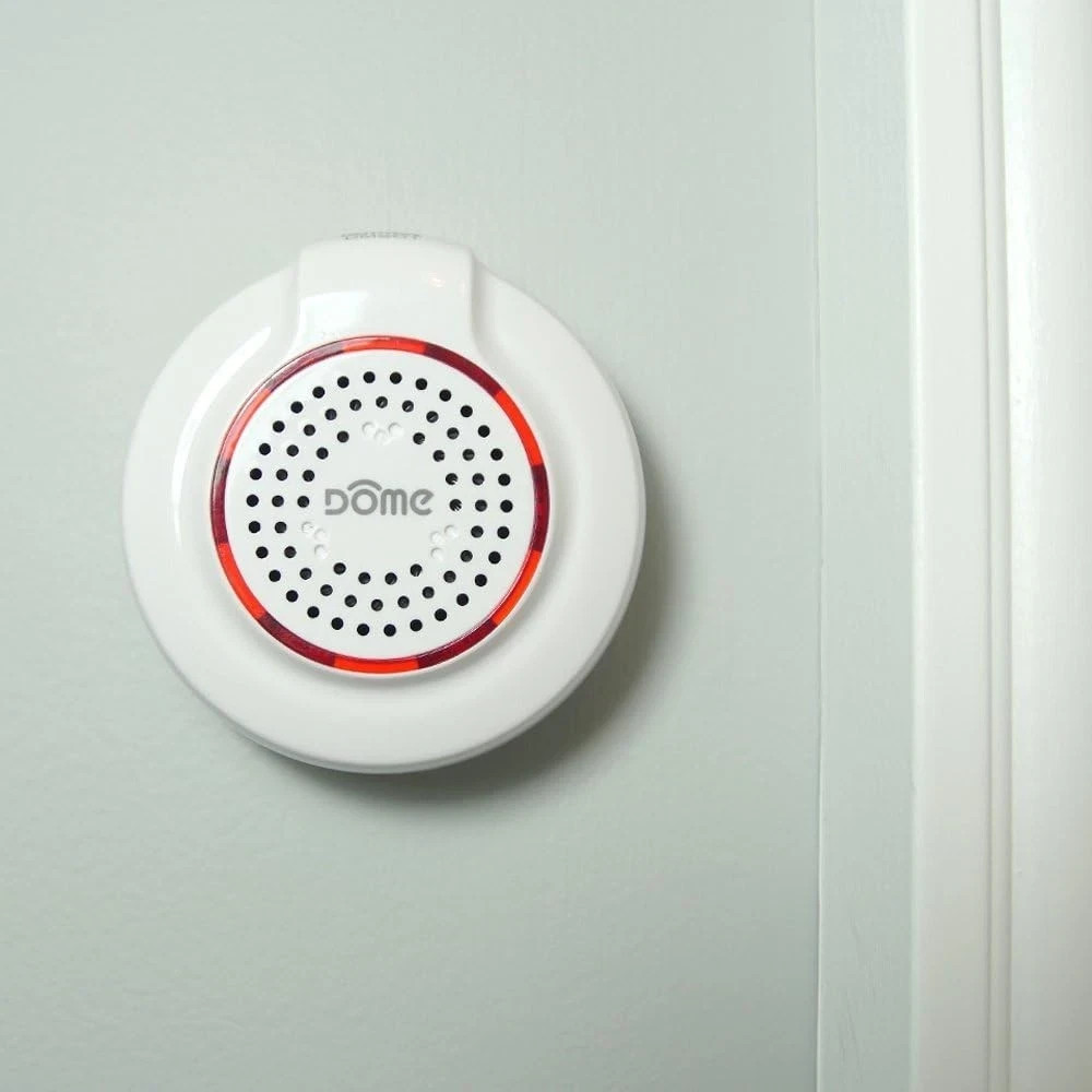 Dome Home Automation Wireless Z-Wave Battery-Powered Security White DMS01