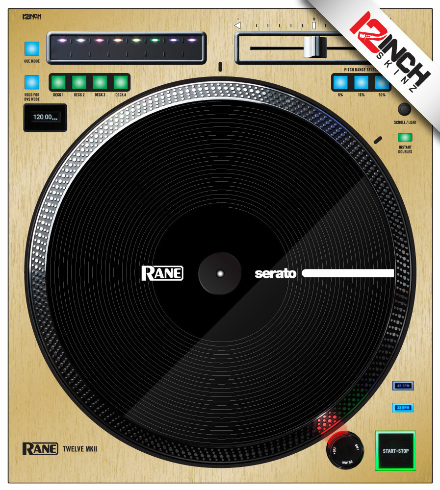 Rane Twelve Skin MK2 (PAIR) Brushed Gold