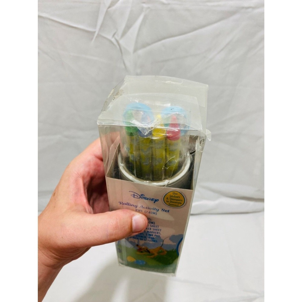 Disney Rolling Activity Set Coloring, Stickers, Stamps Easter Theme 25-ft