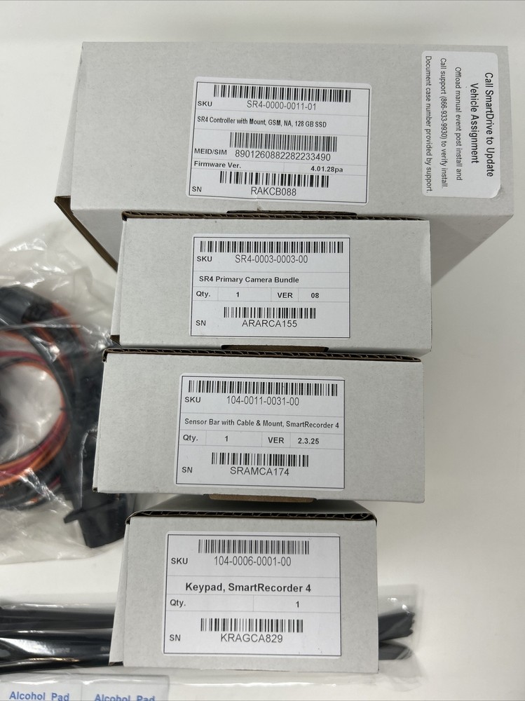 Omnitracs SmartDrive SmartRecorder4 Kit SR4 Controller Sensor Camera Keypad 128G