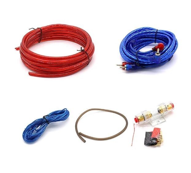 8Ga Premium Amplifier Installation kit Complete 1200 Watts