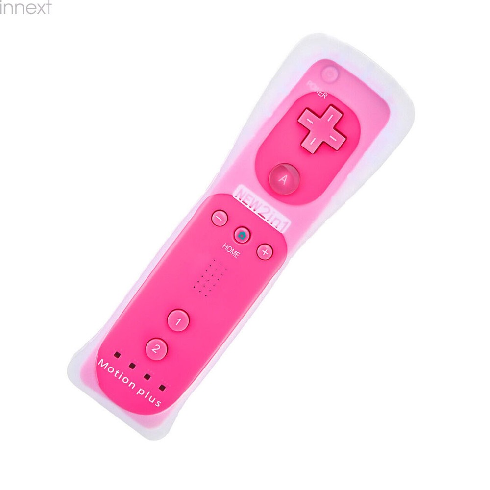 For Wii Wii U Console Video Games Motion Plus Wii Remote Controller Pink