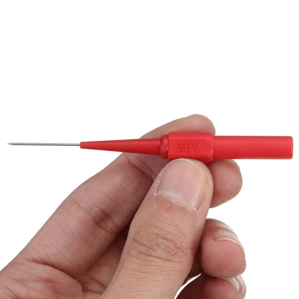 Multimeter Test Lead Extention Back Probes Sharp Needle Micro Pin For Banana
