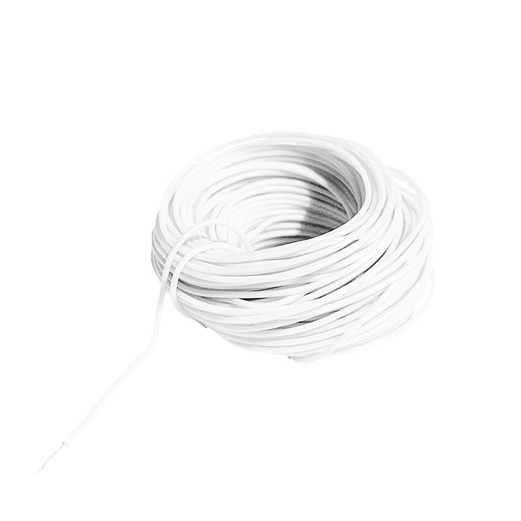 Digikeijs DCC Decoder Wire ~ 30 AWG ~ .25mm/.45mm ~ White ~ 10 Meters DR60368