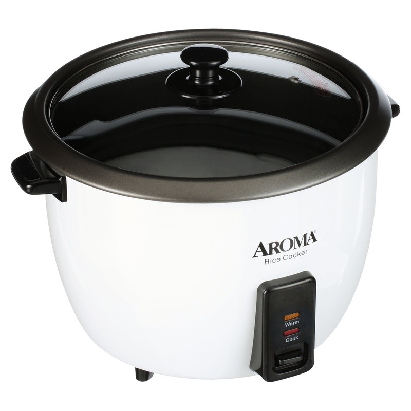 32-Cup Rice Cooker One-Touch Operation Automatic Keep Warm Steam Tray Included