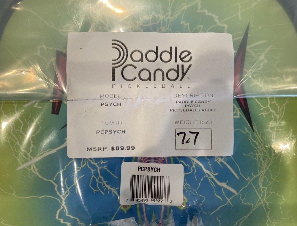 Vulcan-Paddle Candy Psych Pickleball Paddle NEW