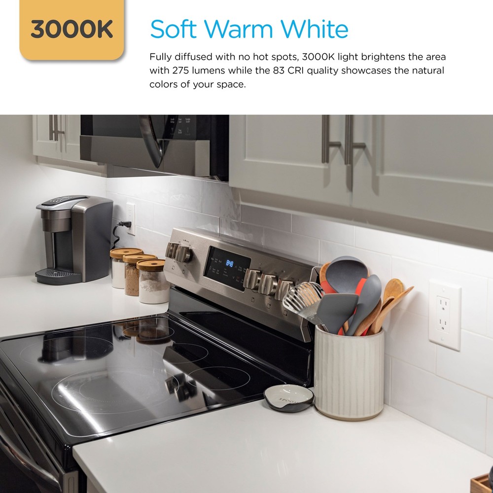 10in. LED Plug-in Basic Under Cabinet Light Fixture 26534