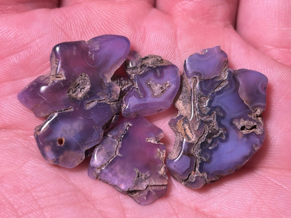 Polished Holley Blue Agate - 13.3 Grams