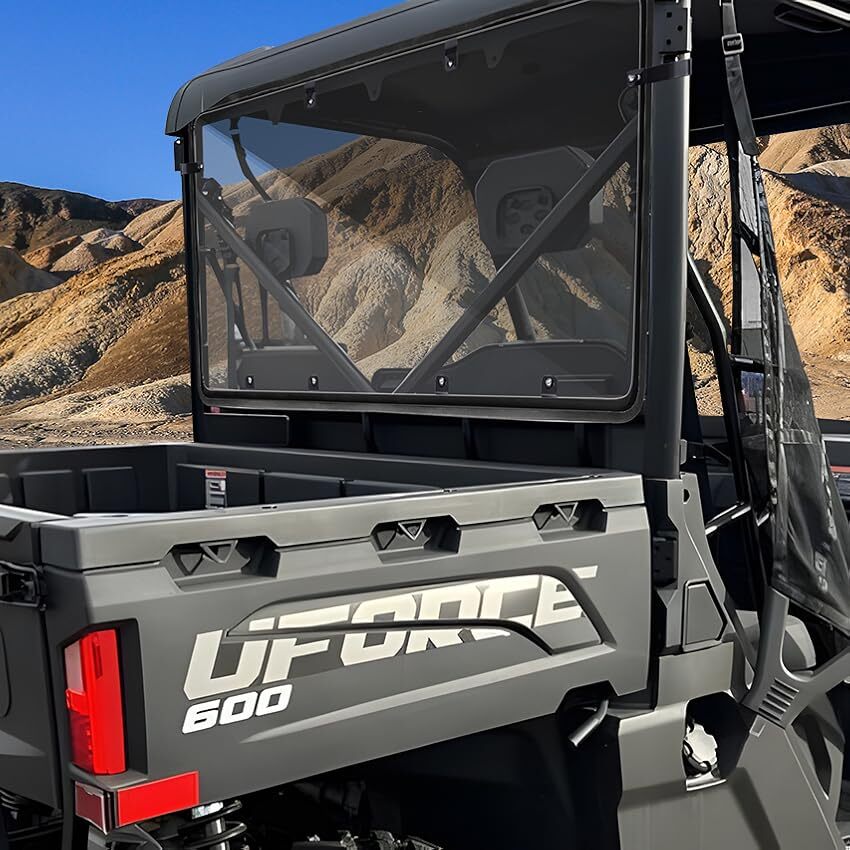 Uforce 600 Rear Windshield UTV Back Window for 2021-2025 CFMOTO UForce 600