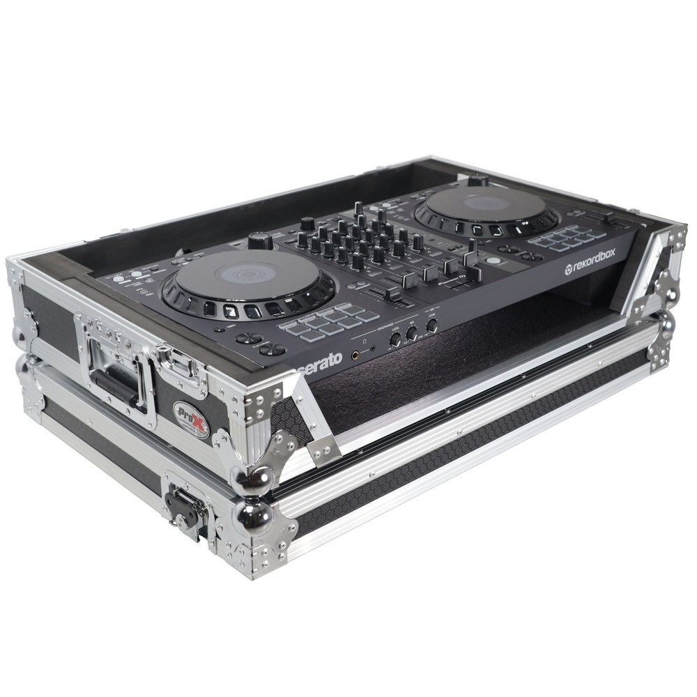 ProX ATA Flight Case for DDJ-FLX6 DJ Controller w/ 1U Rack Space + Wheels