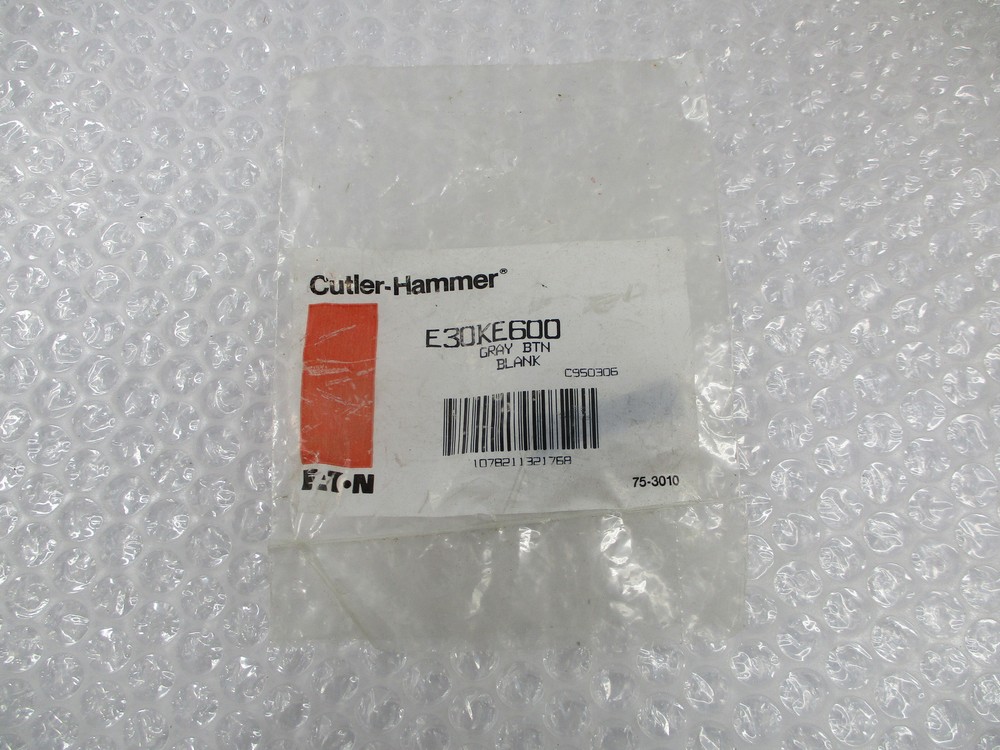 CUTLER HAMMER E30KE600 GRAY BLANK NSMP