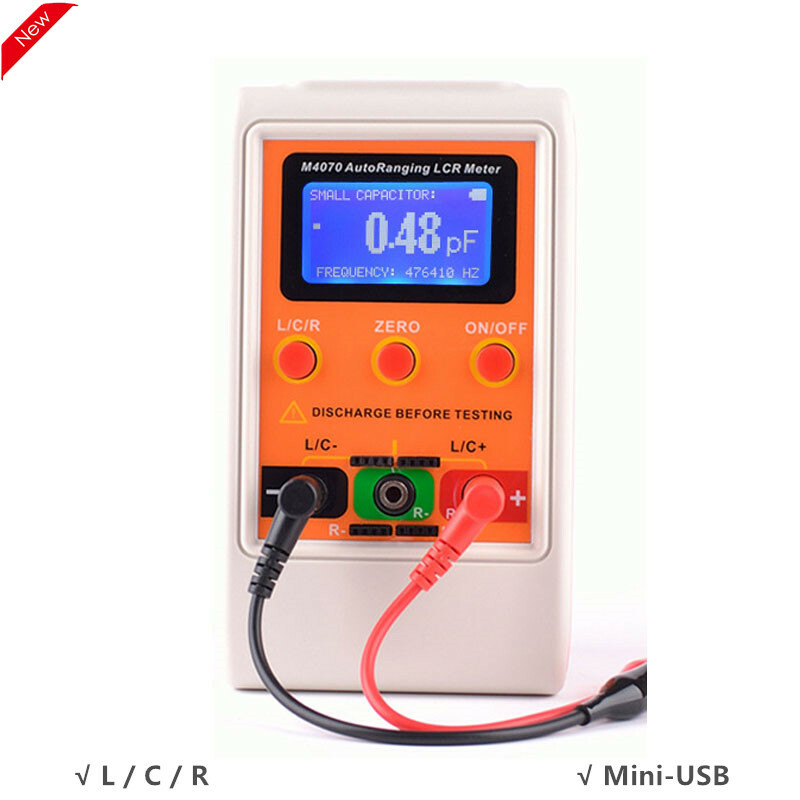 M4070 Automatic Ranging LCR Meter Tester Handheld Inductance Capacitance Meter