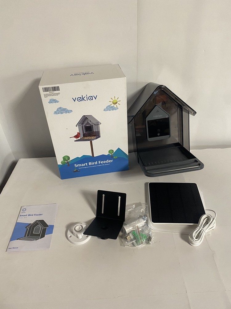Bird Feeder Camera 100M Cloud Storage Reply 5W Solar Panel Outdoor Wireless Wild