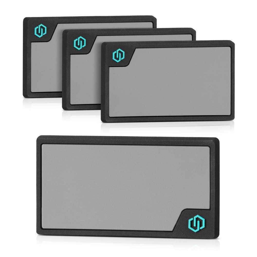 "SAVIOR" 4 x Magnet Writable ID Patches Tag Attach to Metal Wall Mount Panel