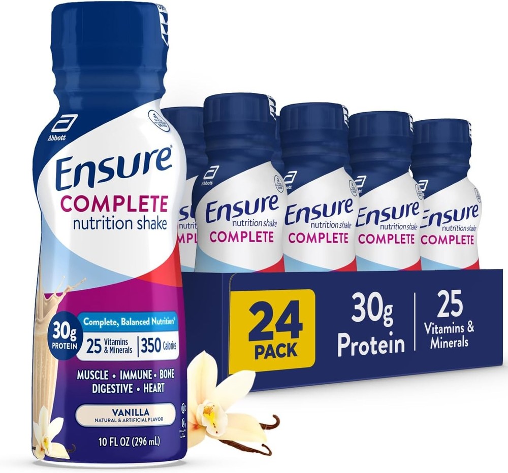 COMPLETE Vanilla Nutritional Shake, Meal Replacement, Vanilla, 10 fl oz, 24 Pack