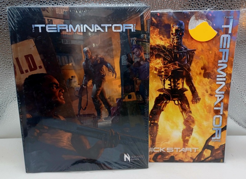 Nightfall Games Terminator RPG - Core Rulebook & Quick Start Book - Sealed