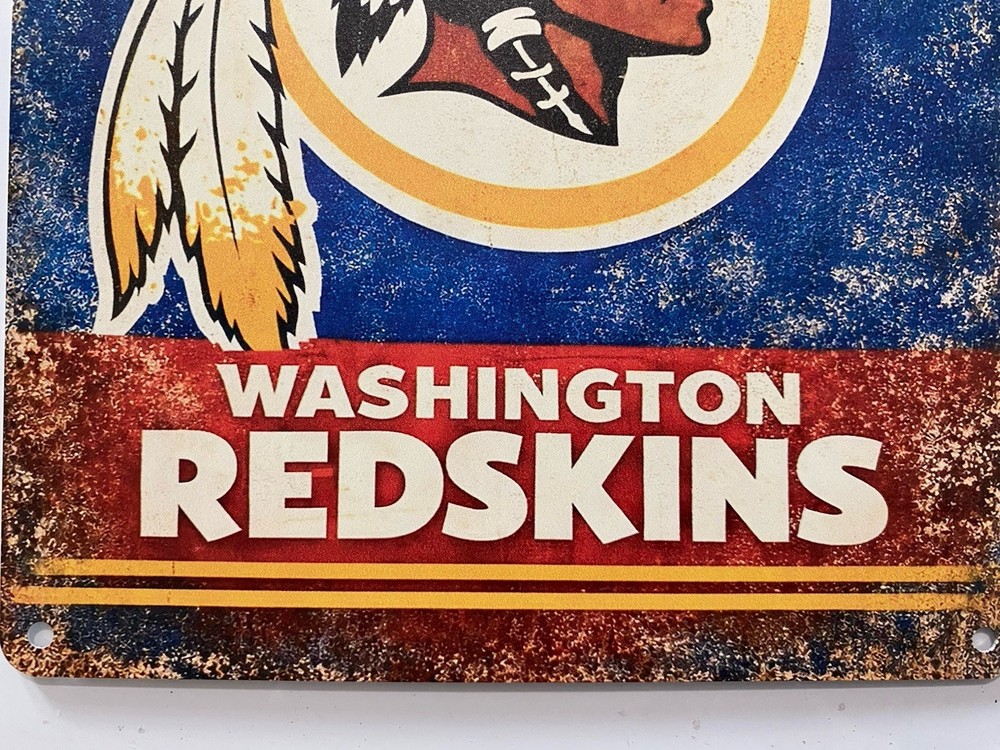 Bud Light Beer - Washington Redskins Sign - Commanders Budweiser