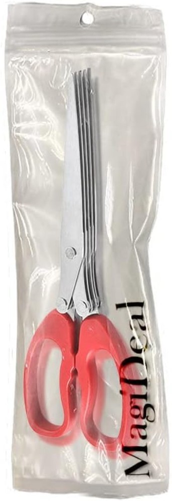 Shredder Scissors Multipurpose Multi-Blade Cutting Shears with Stainless Stee...