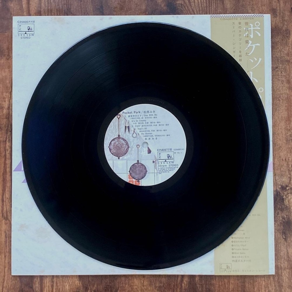 Miki Matsubara Pocket Park LP Vinyl
