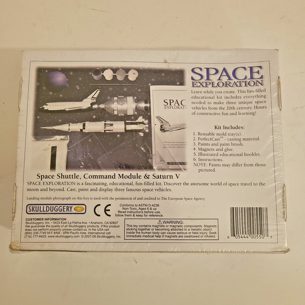 Space Shuttle, Command Module & Saturn V Space Exploration Casting Kit USA Made