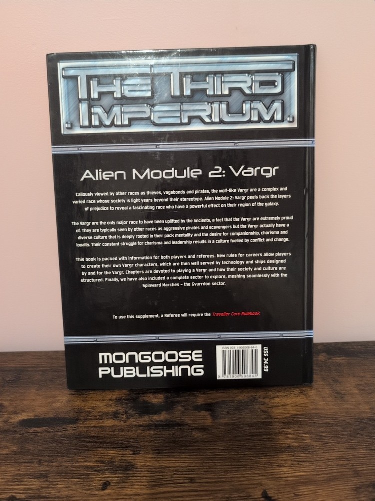 Traveller RPG Supplement The Third Imperium Alien Module 2: Vargr
