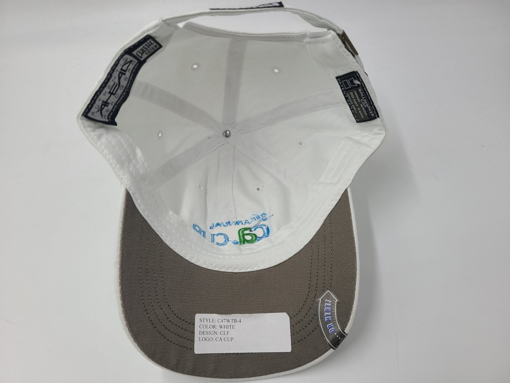 3rd Annual CA Cup Golf Tournament Invitational Ahead Strapback Hat Cap Men White