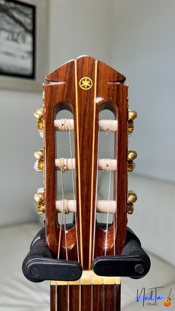 Products Yamaha G-180A Custom Electric Classical Guitar 1973 - SOLID CEDAR TOP