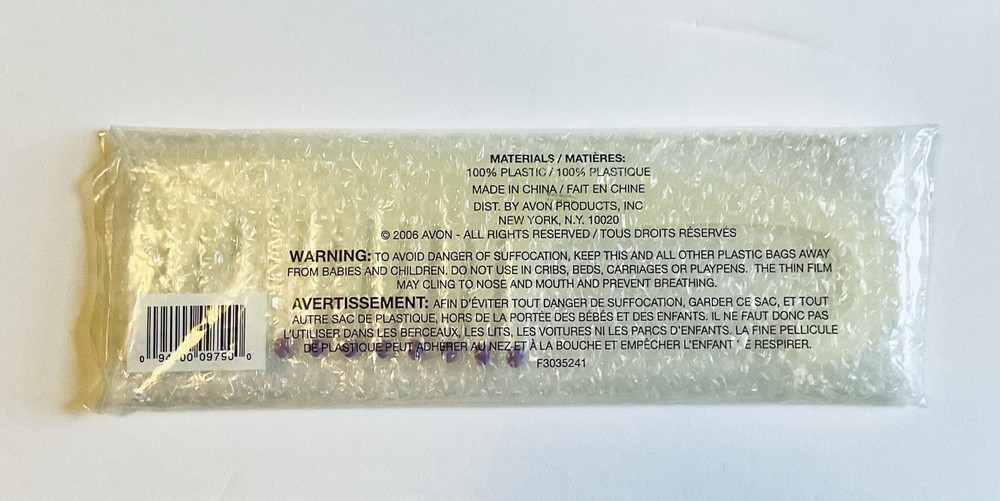 AVON ADVANCE TECHNIQUES DETANGLING SHOWER COMB WITH HOOK SEALED NOS