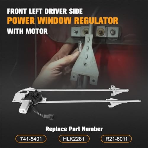 Power Window Regulator with Motor Compatible with Peterbilt 357, 1987