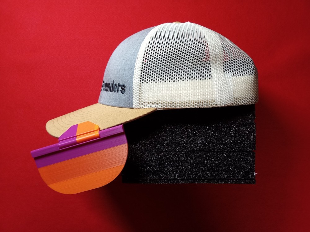 Shooting Blinder for Caps / Orange & Purple