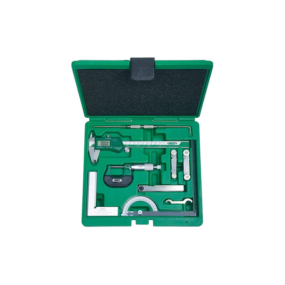 INSIZE 5091-E Precision Meas.Tool Kit, Digital Caliper 463J54