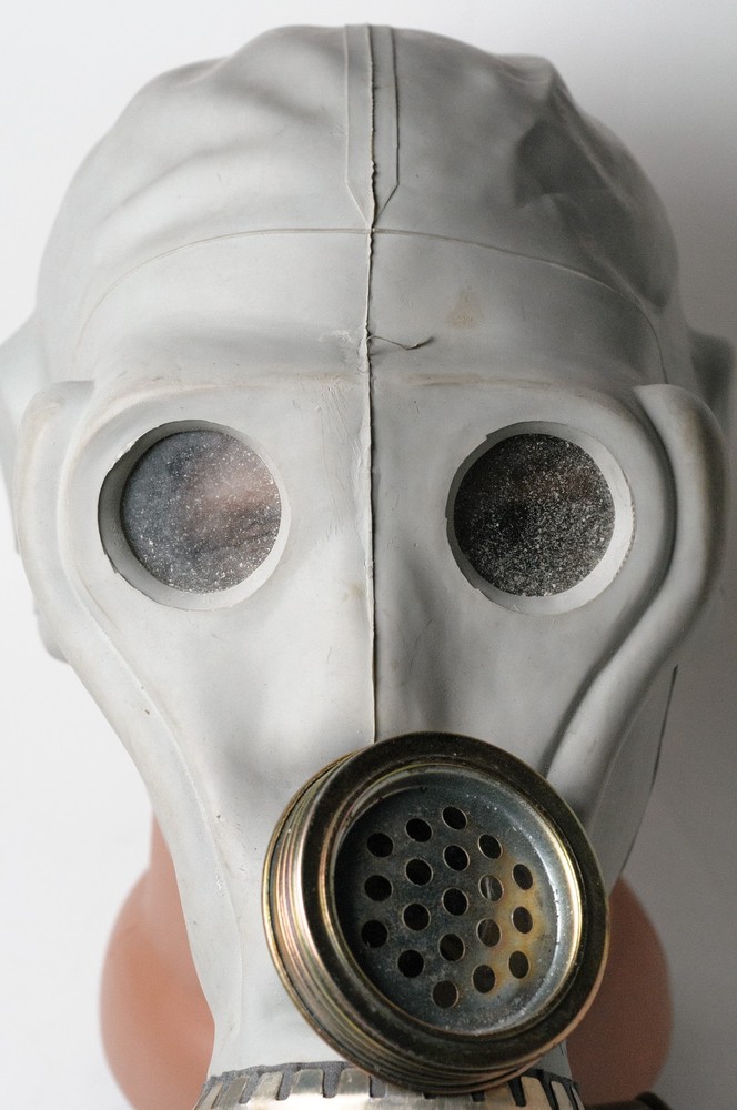 PRV-U gas mask, Soviet-era warehouse storage, size 2