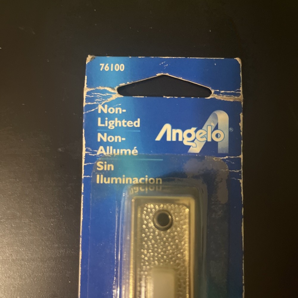 Angelo Non-Lighted Push Button Door Bell Cover 76100