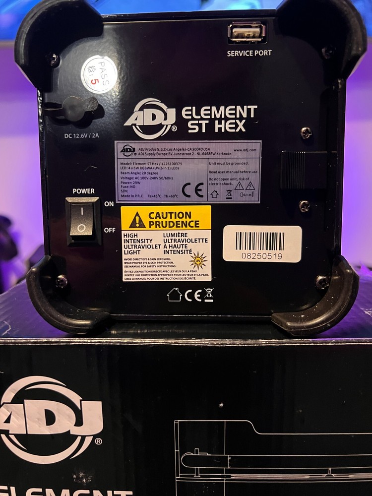 ADJ American DJ ELE457 Element ST HEX Battery Powered Wireless LED Uplight