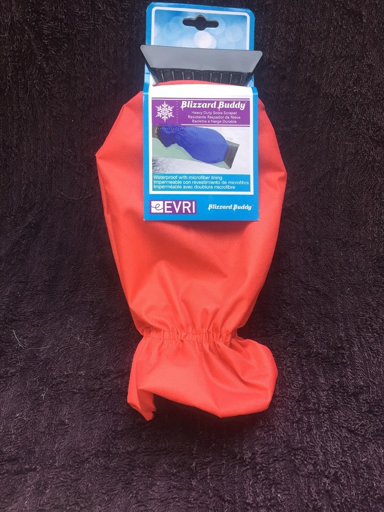 Blizzard Buddy Heavy Duty Snow Scraper- Mitten Waterproof With Microfiber Lining
