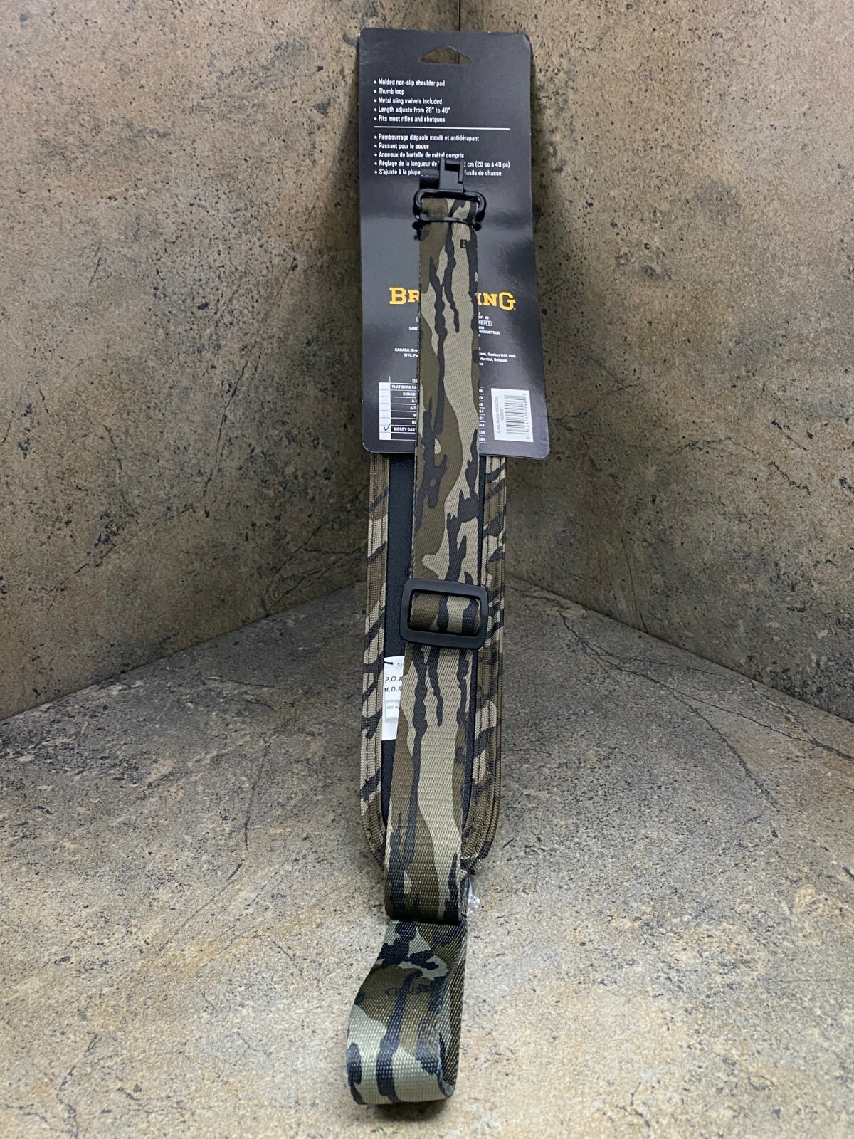 Browning Range Pro Sling 12232538 - Metal Swivels Included MOOBL