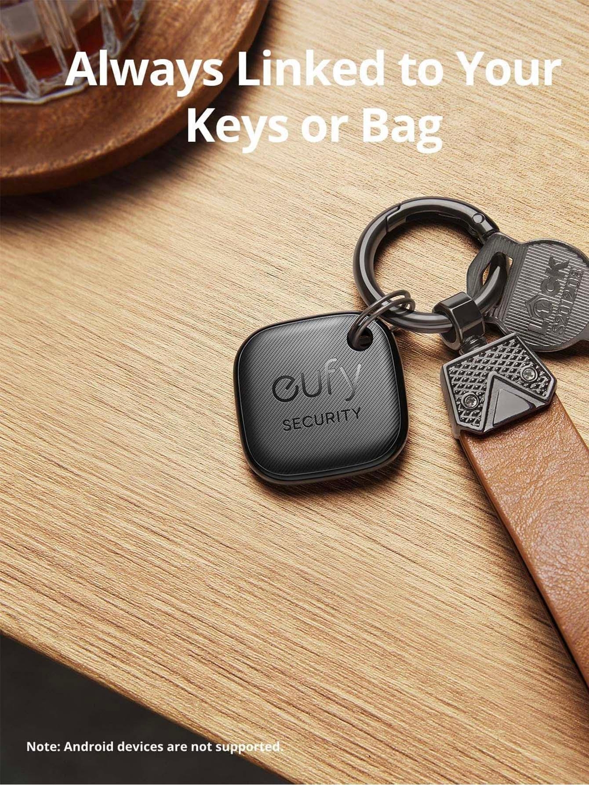eufy SmartTrack Link Key Finder Bluetooth Tracker Work W/ Apple Find My (2Packs)