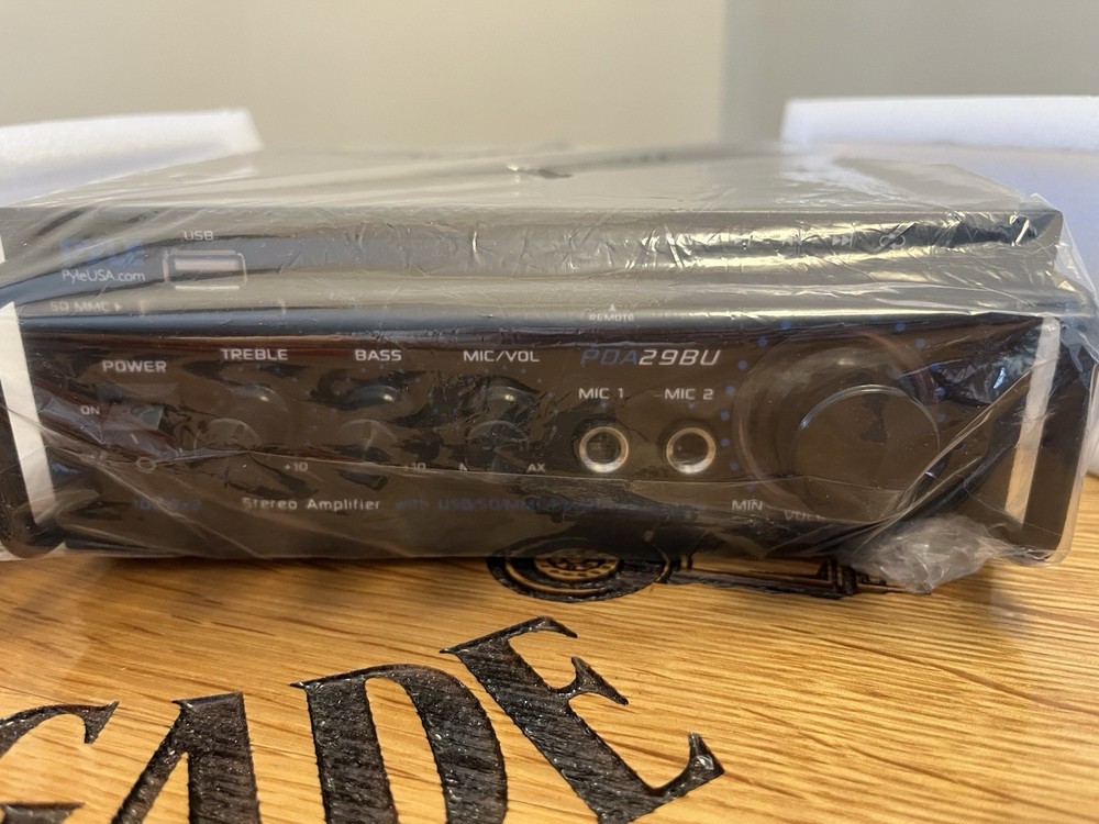 Pyle PDA29BU.5 Wireless Bluetooth Stereo Power Amplifier - Open Box