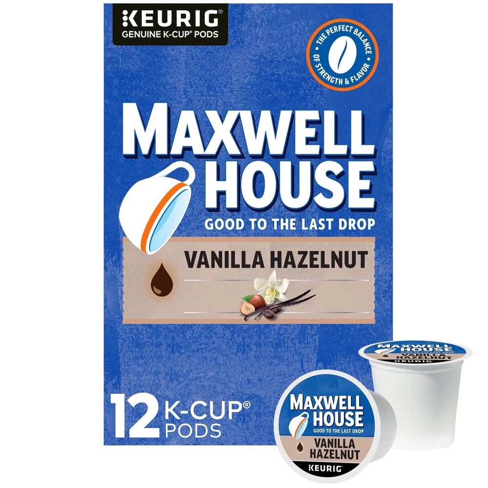 Maxwell House Vanilla Hazelnut 72 K - Cup bulk in a box