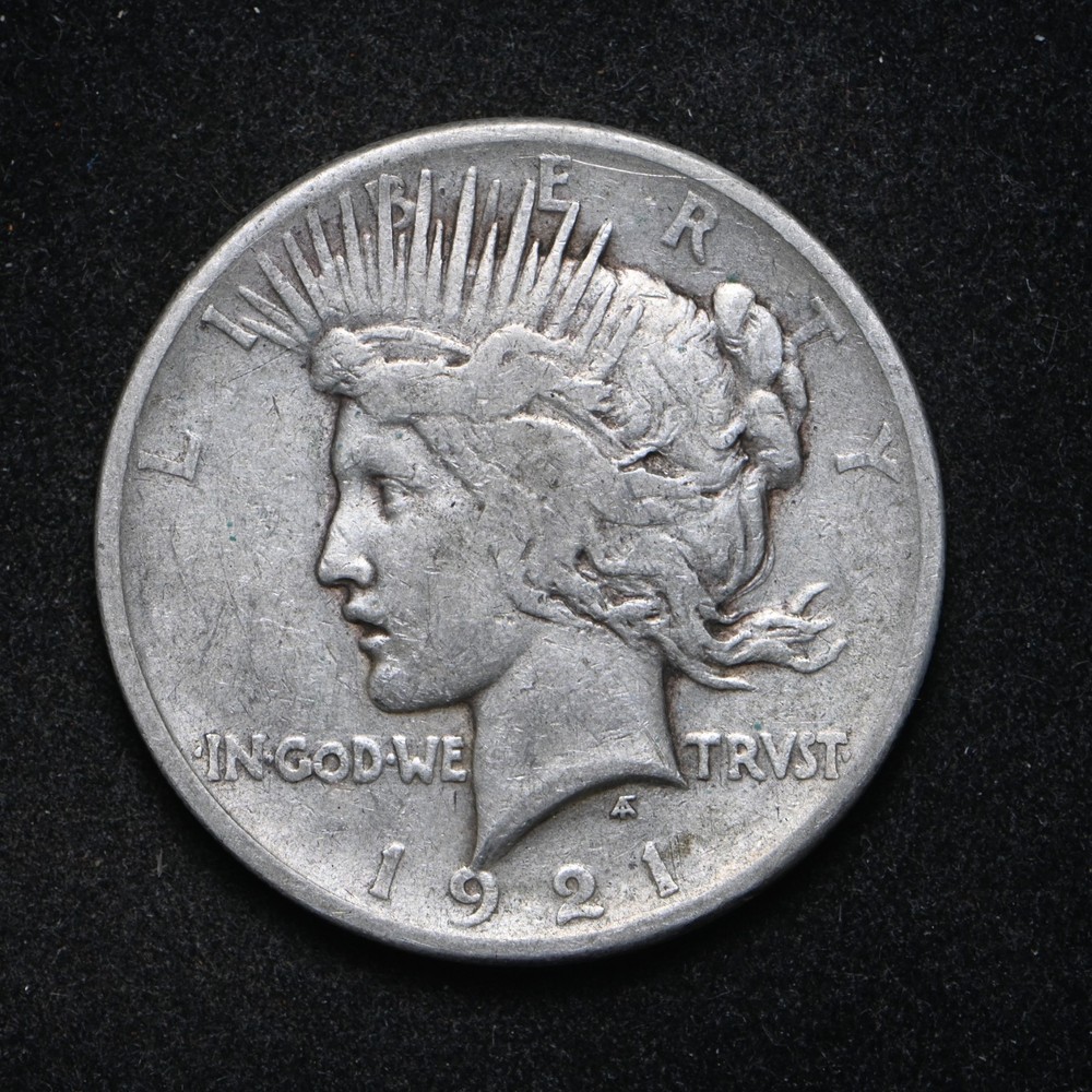 1921 Peace Silver Dollar (cn16007)